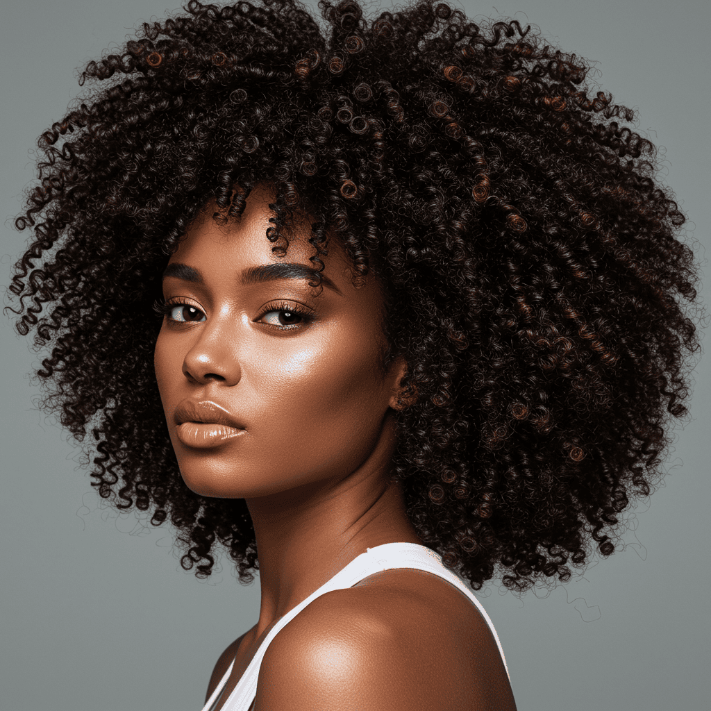 Curly Textured Wolf Cut