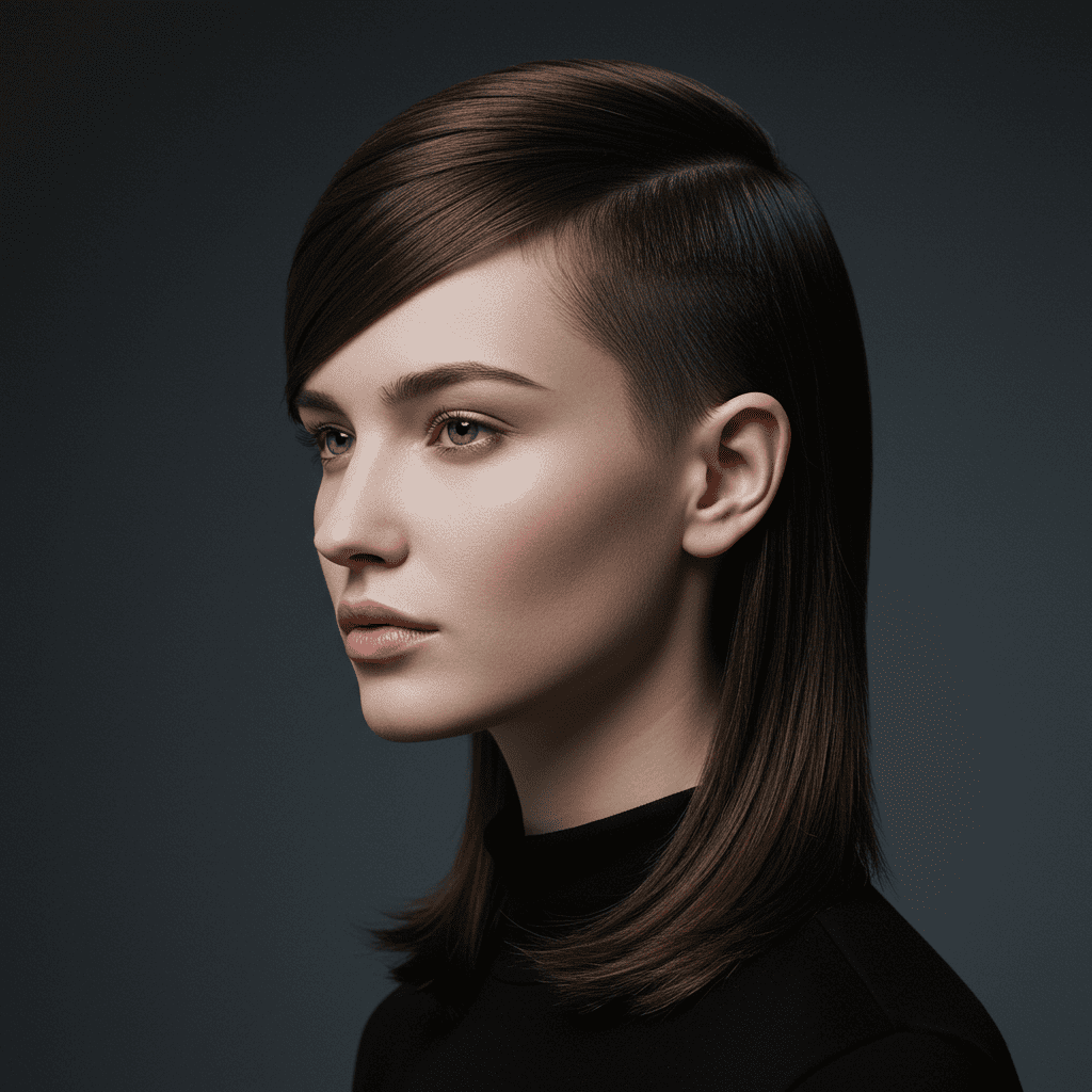 Minimalist Chic Wolf Cut