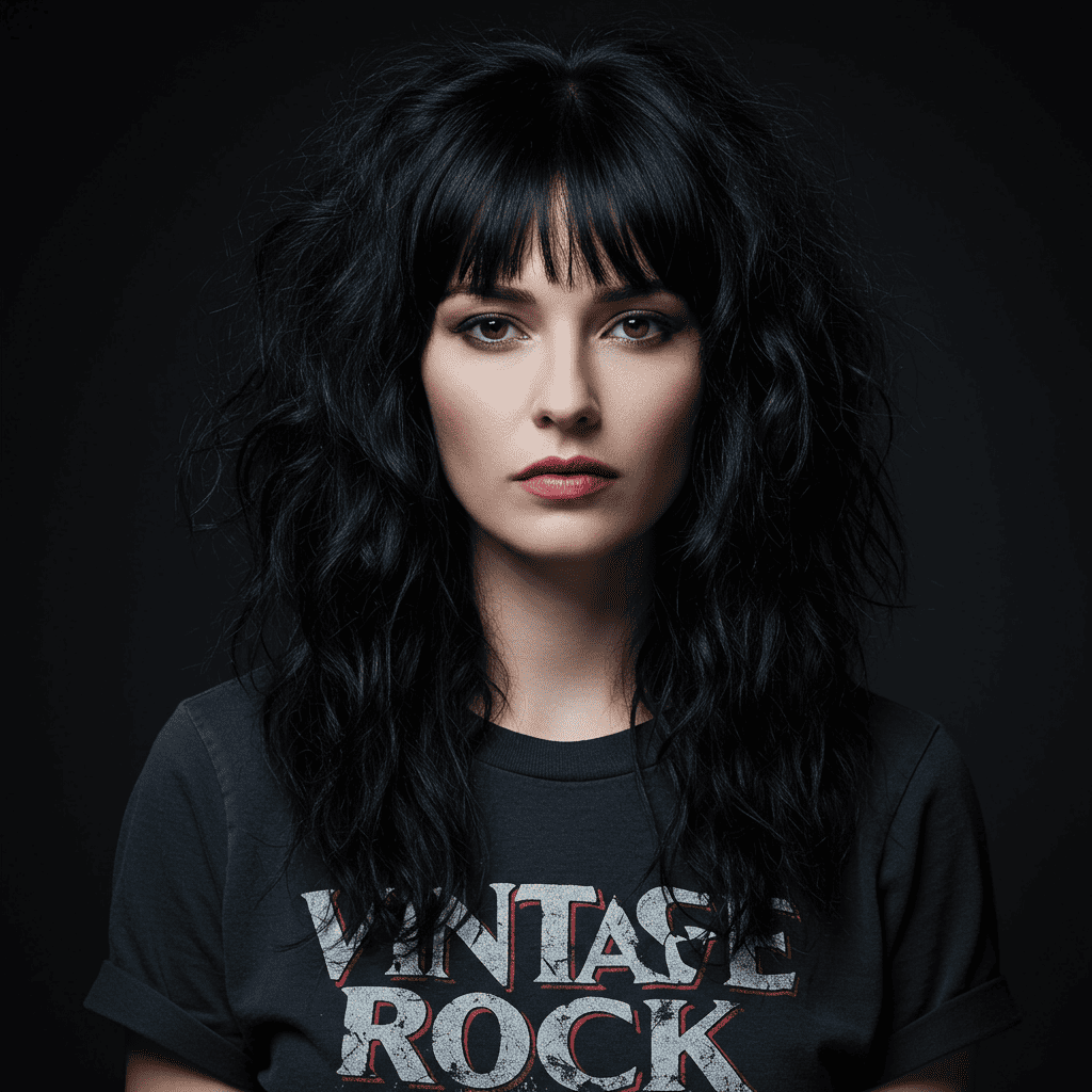 Textured Fringe Wolf Cut