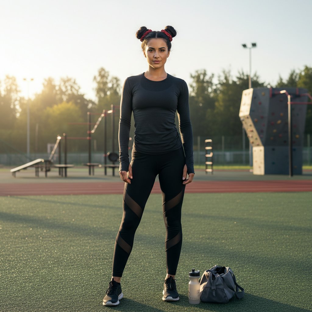 Sporty Space Buns