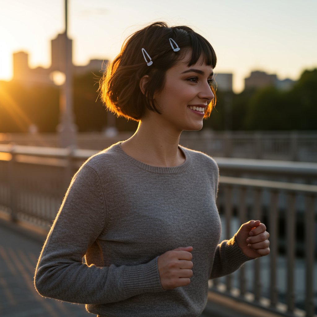 Woman-With-Short-Hair-Pinned-Back
