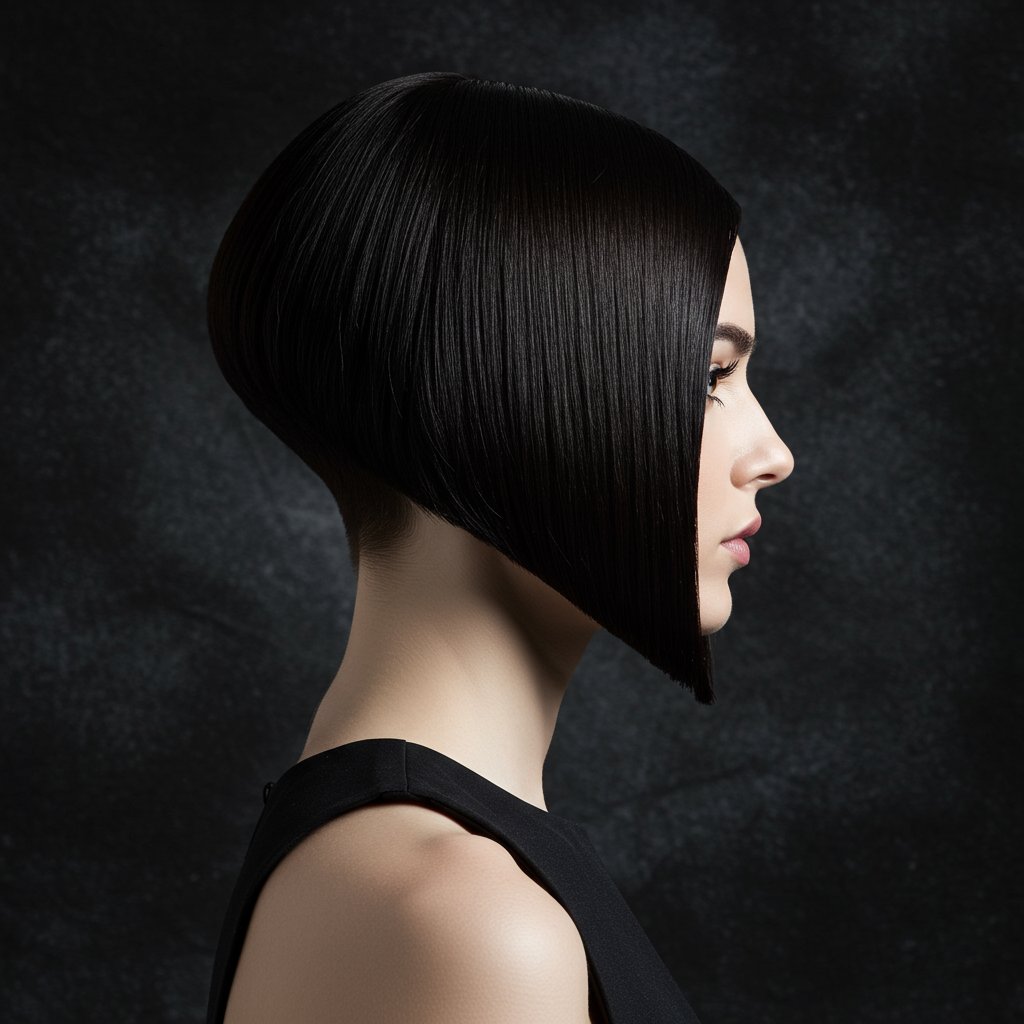Dramatic A Line Bob Profile