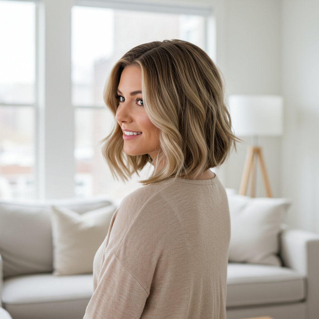 Woman With Versatile Long Bob