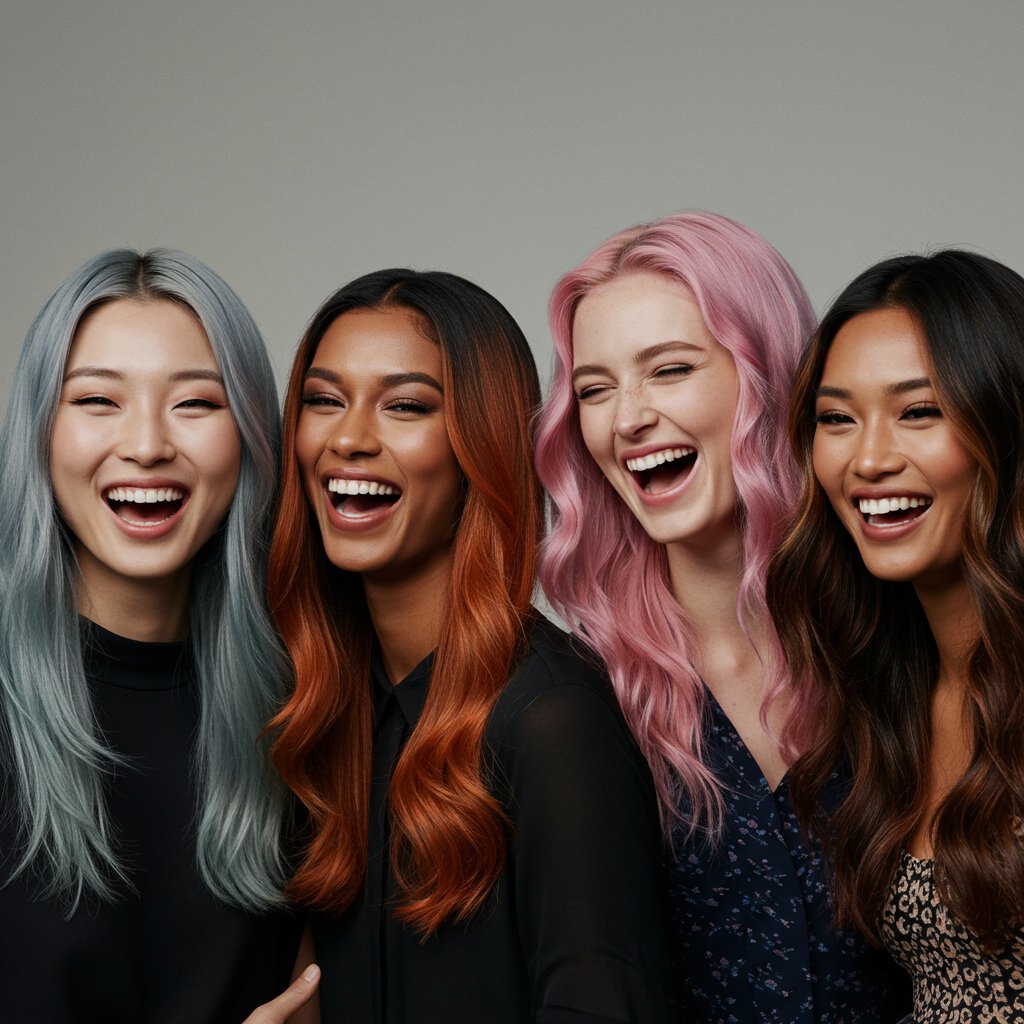 Diverse Hair Color Intro